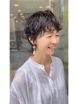 ホヌン 茅ヶ崎(Honnun)&nbsp;お洒落パーマの大人ショートウルフ/茅ヶ崎