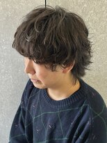 ニアウ 太田店(Niau)&nbsp;シャドウパーマメンズパーマ波巻きスパイラルパーマ