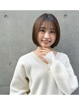 レスピア 銀座(Respia) シースルーバングの大人ボブ【銀座/有楽町】30代40代50代