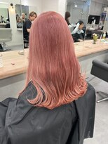 ベレーザ 渋谷(BELEZA)&nbsp;7196ベビーピンクハイライトグラデーション艶髪ハイトーンカラー