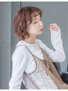 サロンズ ヘア 久留米国分店(SALONS HAIR) 丸みショートボブ
