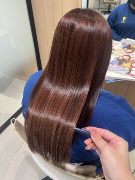 ファムバイアヴァンス(Femme by AVANCE.) 髪質改善カラー×チェリーピンク