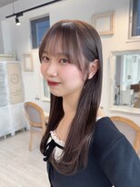 カシュカシュ 表参道(cache cache)&nbsp;髪質改善ブリーチなしダブルカラーミルクティー韓国ヘアセット