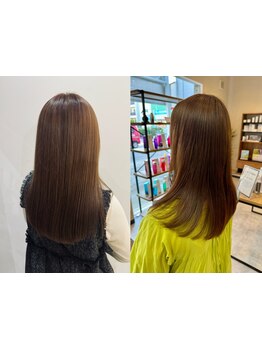 【湿気・うねりに悩む大人女性へ】髪が決まれば、毎日が変わる◇湿気対策ストレート！[髪質改善]