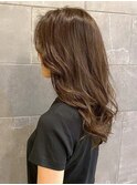 ショコラブラウン 艶髪 ヘッドスパ 30代40代 くびれヘア 透明感