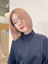 ガーデンエン 表参道(GARDEN eN)&nbsp;ボブ×レイヤー×ピンクベージュ