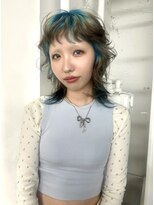 レコ 渋谷(LECO)&nbsp;ブルーブラウンルームデザインハイトーンケアブリーチ