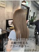 長崎ハイトーン ケアブリーチ 韓国 ミルクティーブラウン