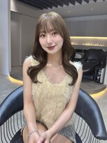 ロンド ロワール 門前仲町(Lond Loire)&nbsp;韓国レイヤーカット/くびれ巻き/前髪顔周り/セミディ[門前仲町]