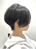 似合わせショート/フェザーショート/細めハイライト