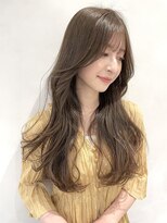 ザックラフィネ(ZACC raffine)&nbsp;オリーブベージュ/レイヤーロング/ブリーチ無しカラー