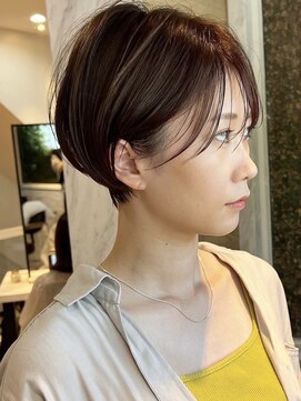 ディモアンド 表参道(Dimo&) xカット/イメチェン/ホワイトブロンド/外ハネボブ/美髪