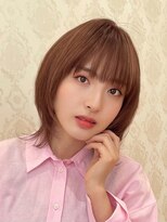 ルアン 上通り(ruen)&nbsp;ミディアムウルフ　レイヤーカット　ボブレイヤー　熊本