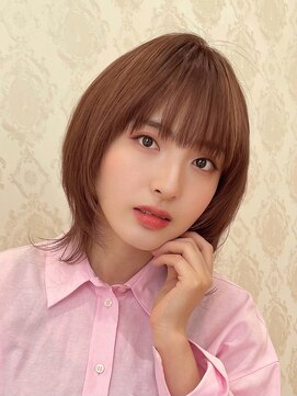 ルアン 上通り(ruen) ミディアムウルフ レイヤーカット ボブレイヤー 熊本