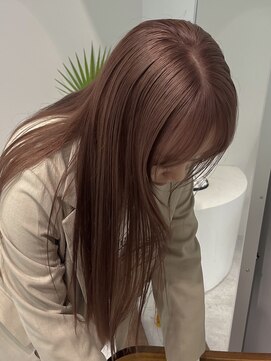 ＋ハイトーンブリーチミルクティーカラーホワイトベージュカラー