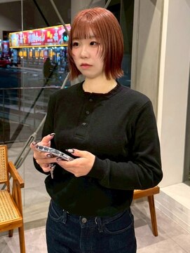 韓国風エアリー透け感ボブ