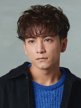 エルマーク 梅田(L-MARK) 波巻きツイスパ/サーフカール/メンズ/men's/メンズサロン/眉毛