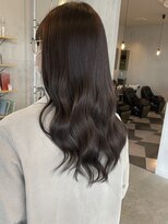 シェル 津山の手店(shel)&nbsp;ブリーチなしグレージュ/ニュアンスカラー/ツヤ髪スタイル