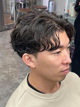 ゼノ 海老名(XENO) センターパート／ラルフカール/毛流れパーマ/メンズパーマ