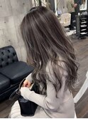 細めシルバーハイライト