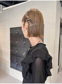 20代30代人気!ボブヘアセットタイトヘアセット/中西