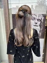コレット ヘアー 大通(Colette hair) タイトハーフアップ/ヘアセット/ヘアアレンジ/結婚式ヘア