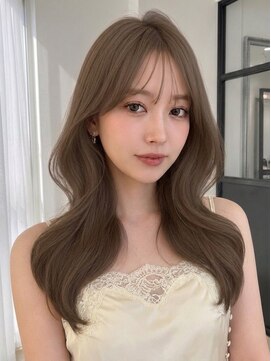 ユーフォリア 青山(Euphoria) 大人可愛い大人美人くすみカラーアッシュグレーベージュ