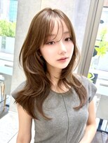 ミリバイアフロート(MIRI by AFLOAT)&nbsp;2way前髪レイヤーカット韓国ヘア
