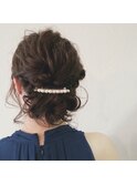 【Neolive cino】外国人風ヘアセット 結婚式 二次会アレンジ