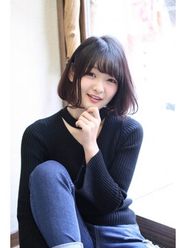 トヌコア ルア 下北沢店(TONUKOA RUA) 【TonukoaRua】人気ＮＯ１！ユルカールのひし形外巻ボブ★