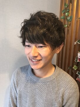 フルール(Fleur) 黒髮ツイストパーマ【クレド徒歩1分Fleur松浦】