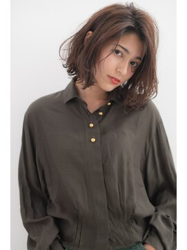 エニイ(ANY) ニュアンスパーマのカジュアルボブ