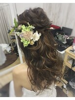 ヘアアンドケア エジェリラボ(hair&care egerie lab)&nbsp;大人気アレンジ★ゆるふわハーフアップ★【ヘアセット　高崎】