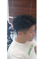 エフォート ツーブロハードパーマ