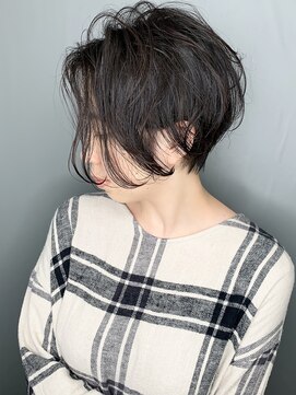 ラウンジ モリオ イケブクロ(Lounge MORIO Ikebukuro) 【morio池袋】大人可愛い前下がり透け感ショート♪