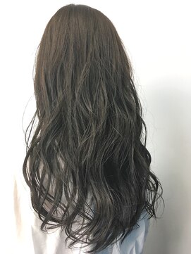 コピーヌ 高田馬場店(Copine) 透明感たっぷりくすみ系トレンドカラー☆グレージュ×ロング☆