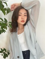 ヘアーアンドメイクトラスト(HAIR&MAKE TRUST)&nbsp;ミディアムヘア/イルミナカラー/ベージュカラー