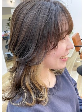 ヒルズヘッドスパサロン(hill's head spa salon) 【hill's】杉山 ひし形レイヤー◎インナーベージュ