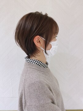 ロンド ストラーダ 心斎橋(Lond strada) ショート×ハイライト白髪ぼかし×シルキーベージュ[心斎橋]