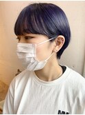 コンパクトネイビーショート