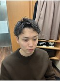 スパイラルパーマ/銀座/床屋/ツイストスパイラル/フェード
