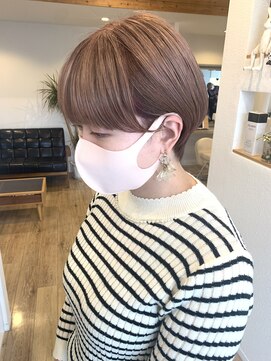 クマ(kuma.) ハンサムショート/ピンク