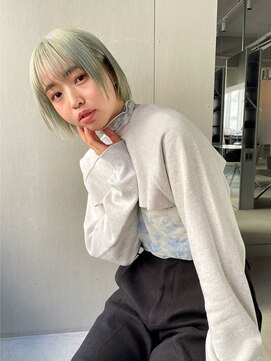 ジェム(GEM) ミニボブ/ハイトーン/ミントカラー