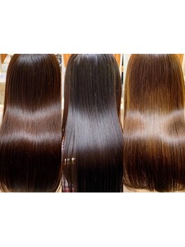 《悩ましいクセのお悩み解決》潤いを与えまとまる艶髪に.*本格的な髪質改善メニューが豊富◎【髪質改善】