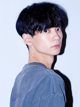 リップスヘアー 梅田(LIPPS hair) シースルーブルーマッシュ