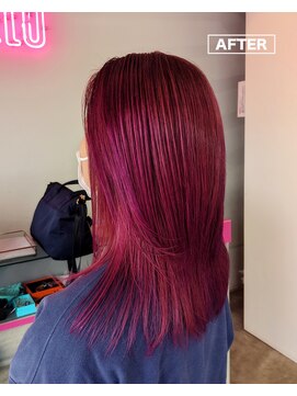 アンゼロ(UNZELO) 白髪を活かしてハイトーンカラー