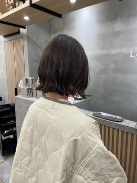 ロンドプロフィール 浦和(Lond profil) 【ワンランク上のボブ】切りっぱなしボブペールベージュ【浦和】