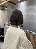 ロンドプロフィール 浦和(Lond profil) 【ワンランク上のボブ】切りっぱなしボブペールベージュ【浦和】