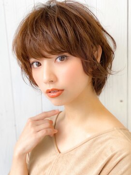 アグ ヘアー プレイス 古市店(Agu hair place) 《Agu hair》大人かわいい無造作マニッシュショート