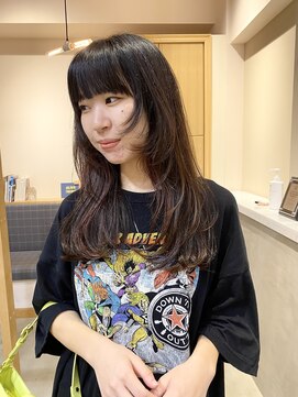 スムーク(smuk) 【smuk/スムーク】レイヤーカット/インナーカラー/ワインレッド